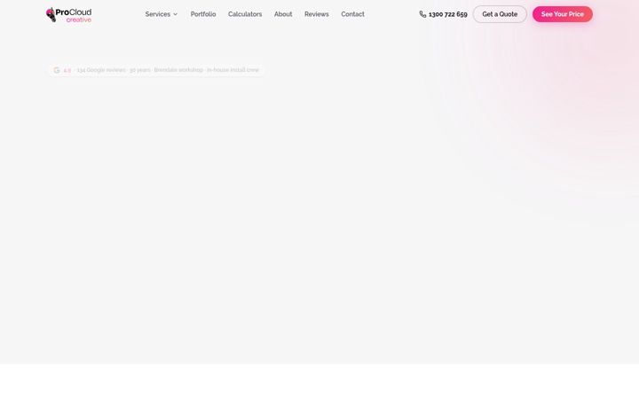 Ekrānuzņēmums no procloud.com.au
