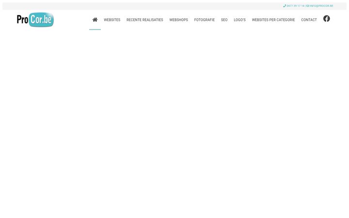 Screenshot ta' procor.be