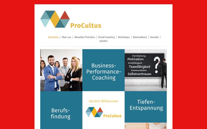 Skærmbillede af procultus.com
