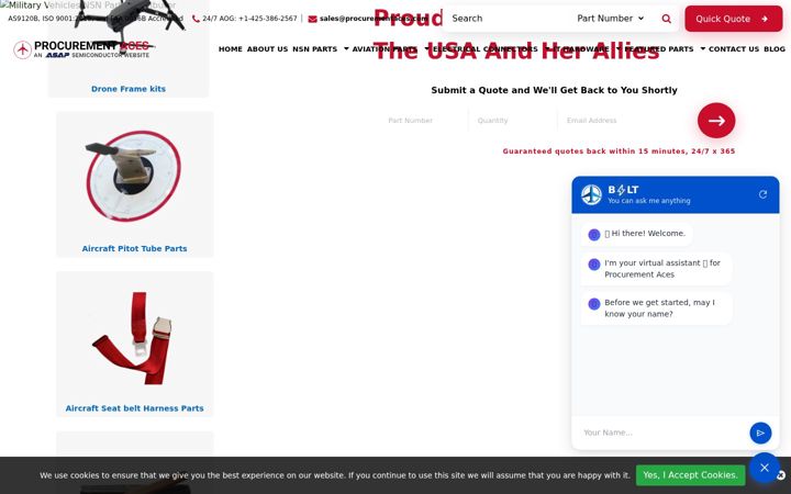 Screenshot του procurementaces.com