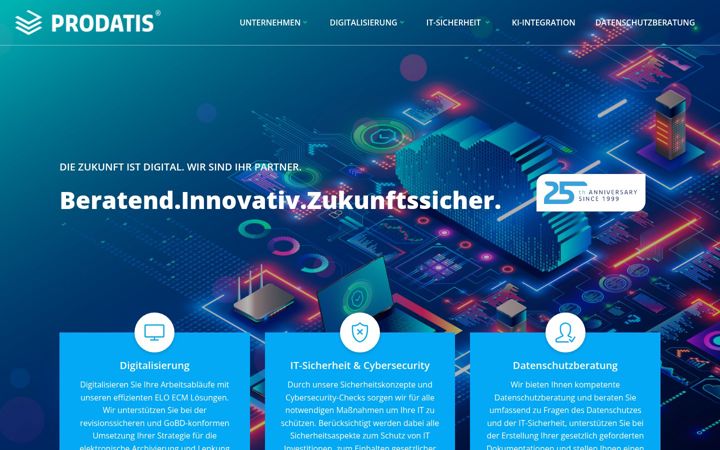 Screenshot του prodatis.com