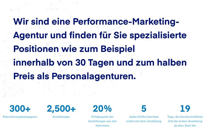 Snímek obrazovky prodatormarketing.de