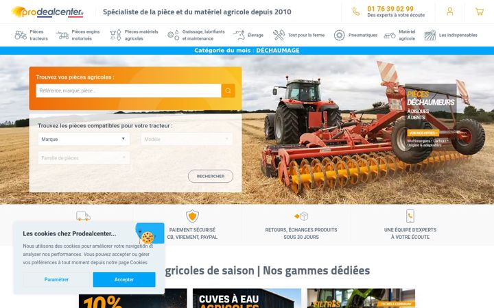 Screenshot of prodealcenter.fr