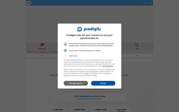 Snímek obrazovky prodigits.co.uk