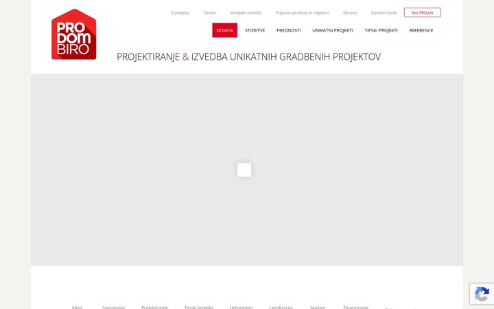 Ekrānuzņēmums no prodom.si