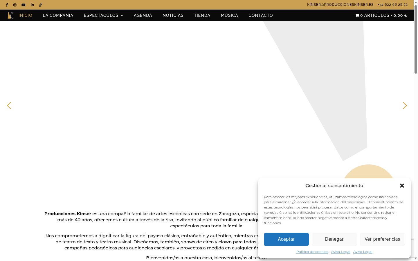 Screenshot van de toestemmingsbanner zoals getoond vóór enige interactie
