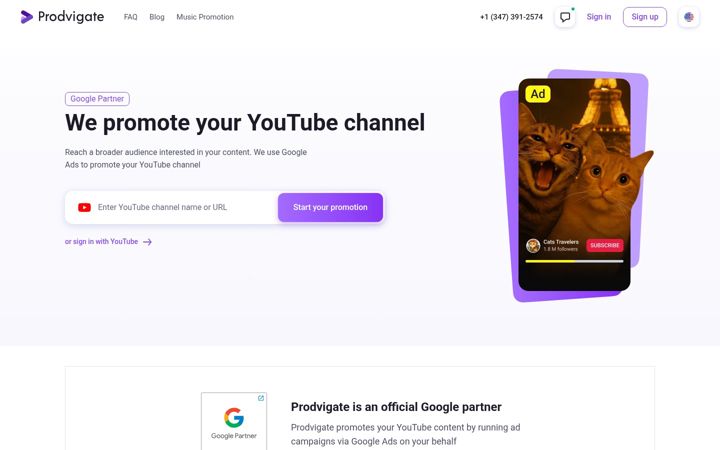 Screenshot of prodvigate.com