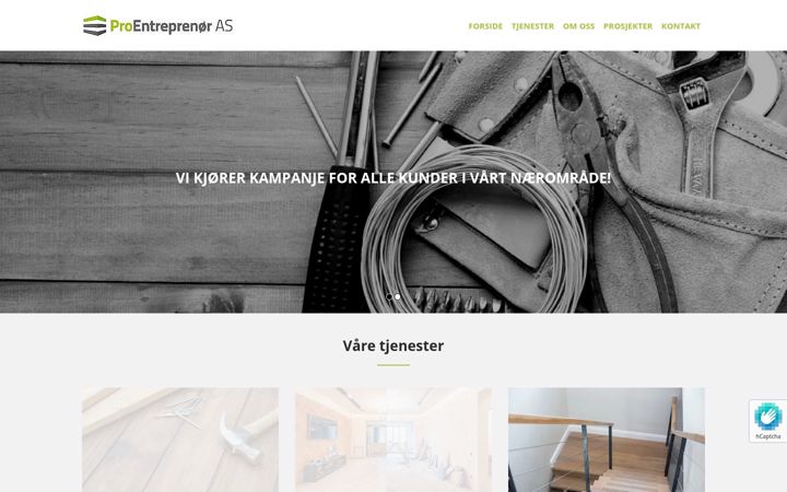 Screenshot of proentreprenor.no