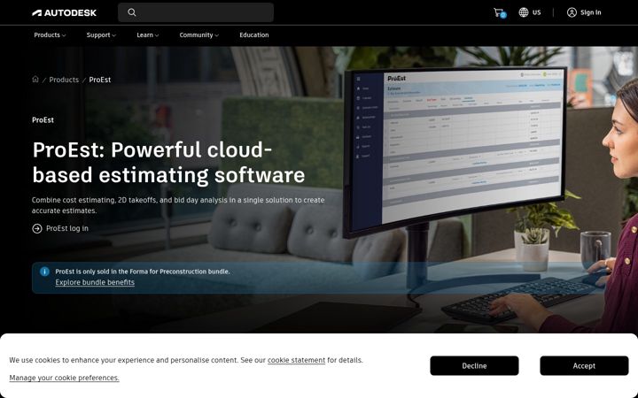 Screenshot of proest.com