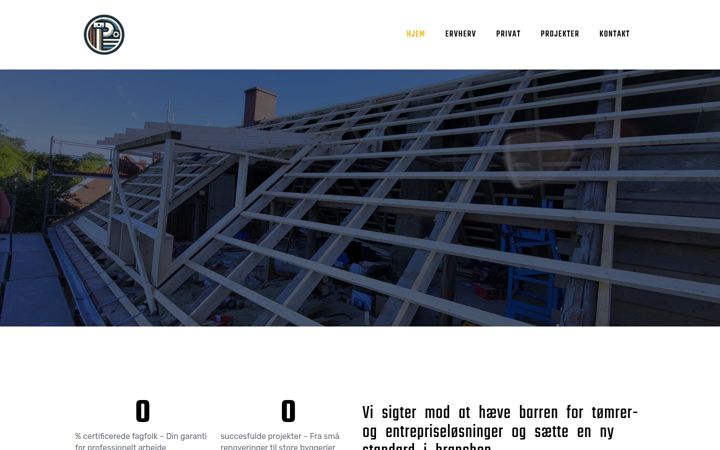 Snímek obrazovky profacade.dk