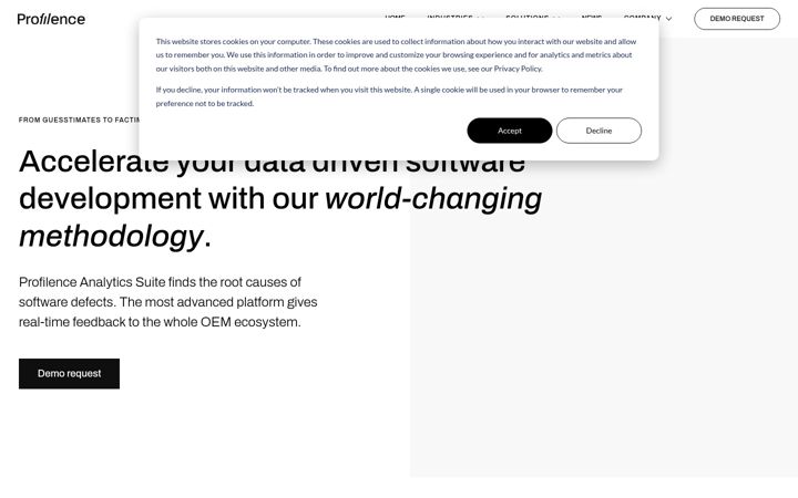 Zrzut ekranu profilence.com