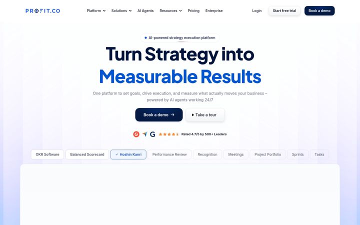 Screenshot of profit.co