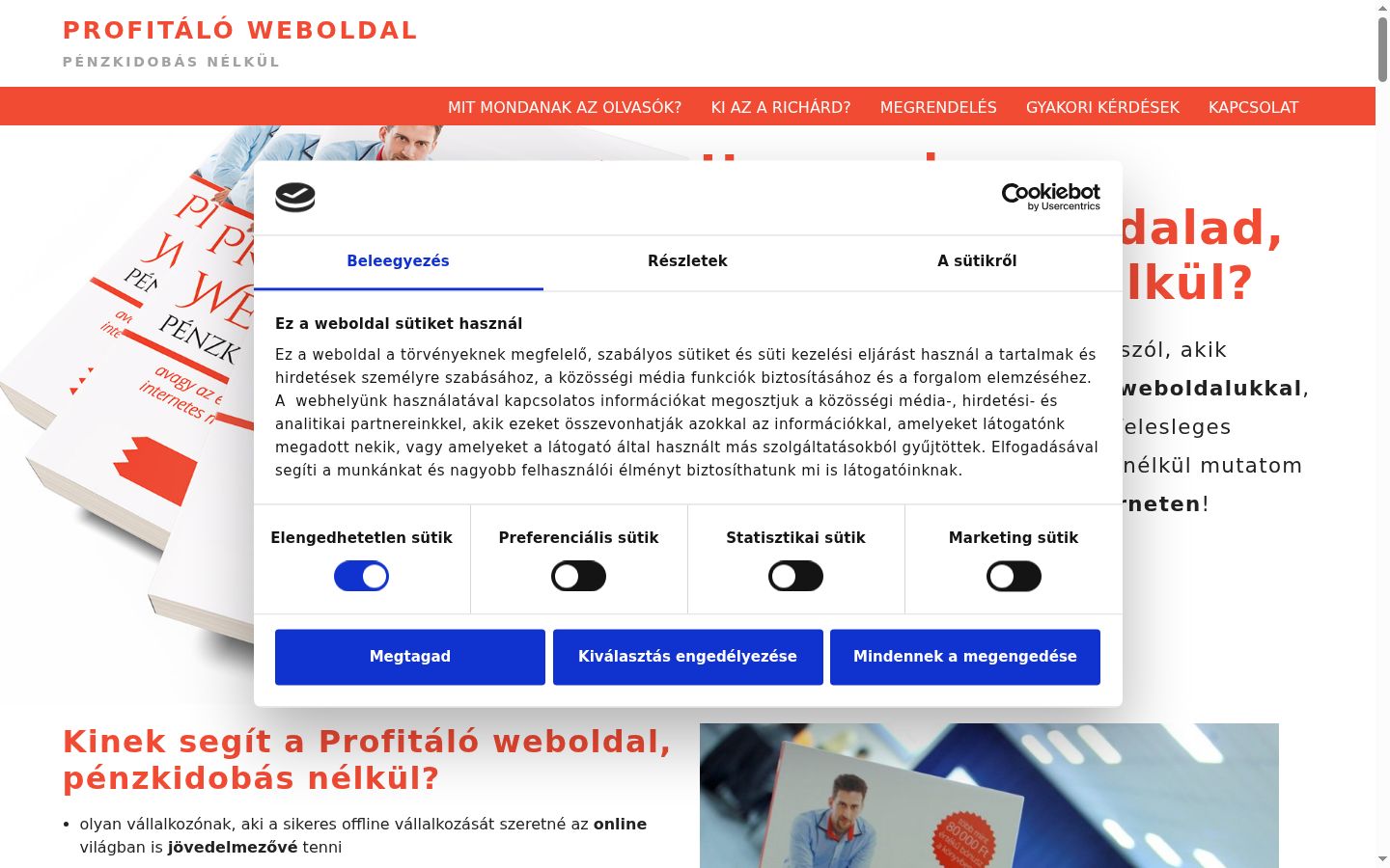Posnetek zaslona pasice za privolitev, prikazane pred kakršno koli interakcijo