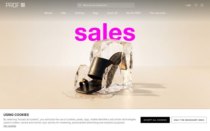 Screenshot of profonlinestore.com