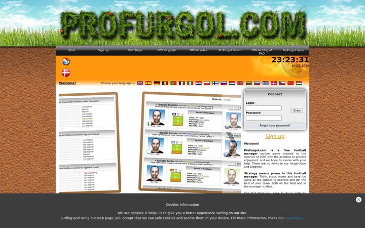 Screenshot of profurgol.com