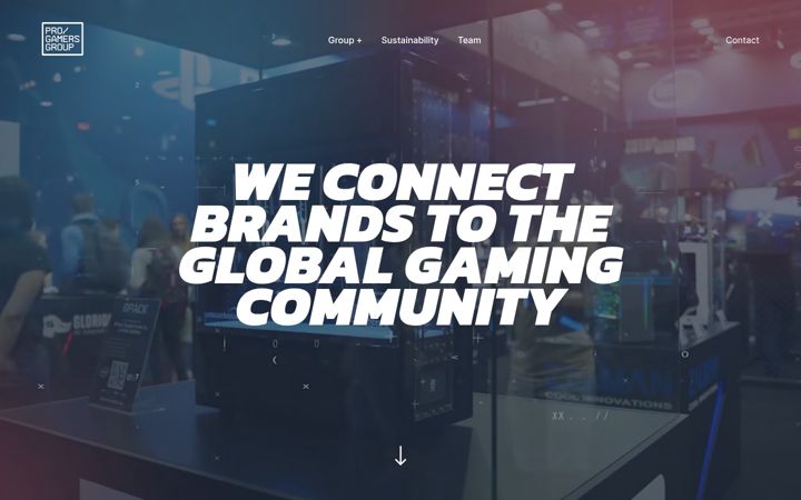 Capture d'écran de progamersgroup.com