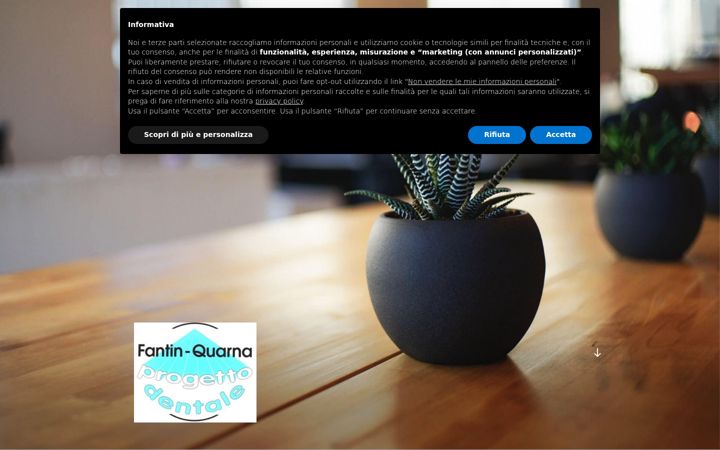 Captură de ecran a progettodentale.it