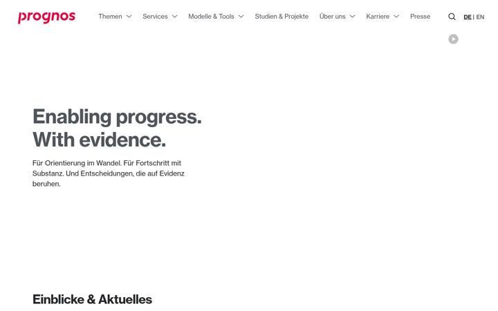Screenshot of prognos.com
