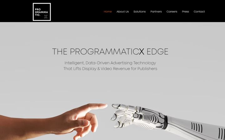 Screenshot του programmaticx.ai