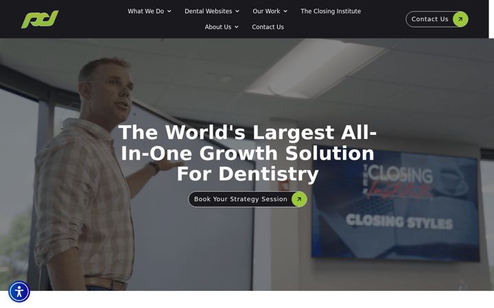 Screenshot of progressivedental.com
