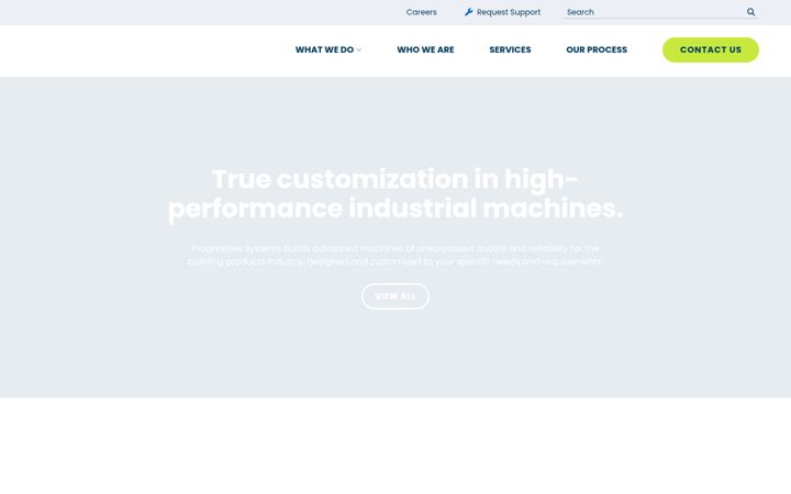 Screenshot of progressivesys.com