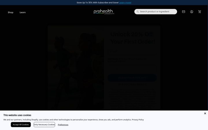 Ekrano kopija prohealth.com