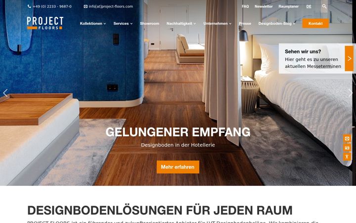 Screenshot of project-floors.com