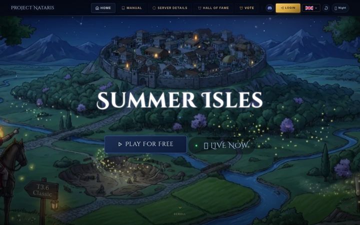 Screenshot of project-nataris.com