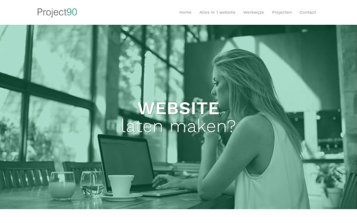 Ekrano kopija project90.nl