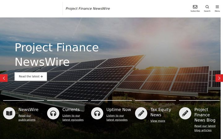 Screenshot of projectfinance.law