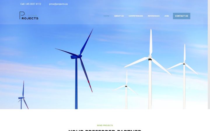 Screenshot of projects.as
