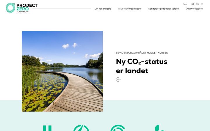 Screenshot of projectzero.dk