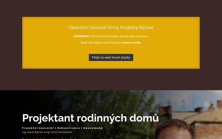 Ekrano kopija projektyryznar.cz