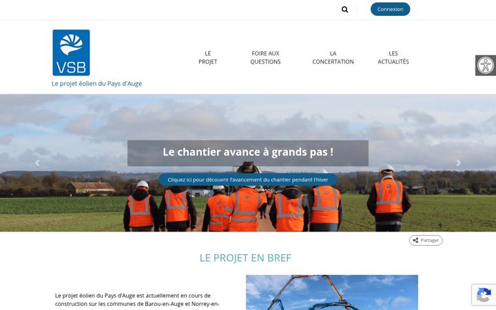 Ekrano kopija projeteolien-paysdauge.fr