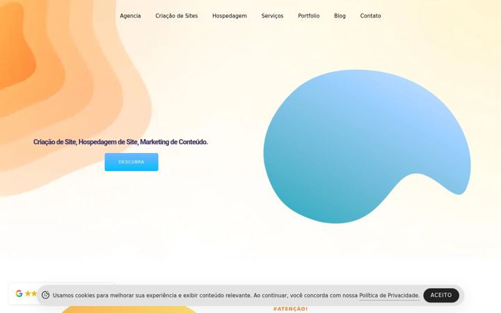 Screenshot of projetoweb.com.br