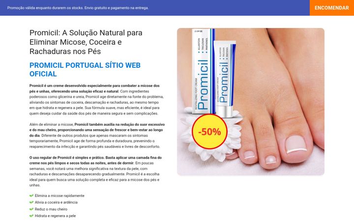 Capture d'écran de promicilportugal.com