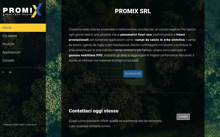 Screenshot of promixsrl.com