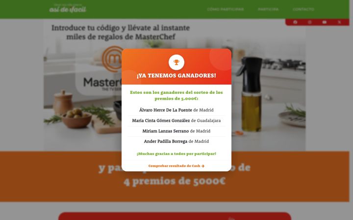 Screenshot of promocionesgrupoifa.com