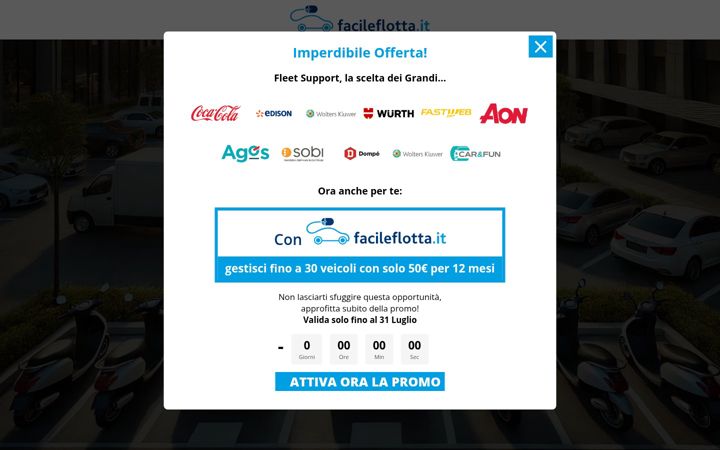 Képernyőkép: promofacileflotta.it