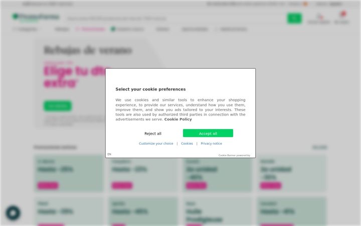 Screenshot di promofarma.com