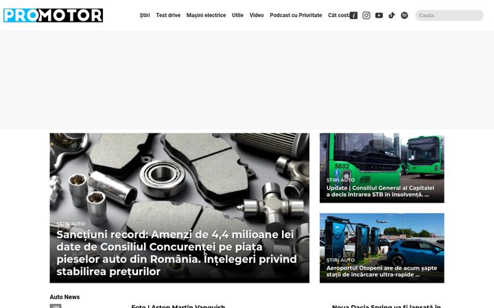 Screenshot of promotor.ro