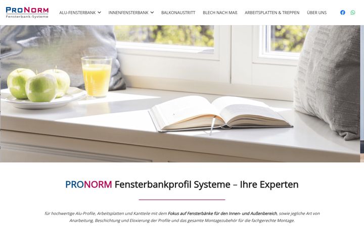 Captură de ecran a pronorm-pst.de