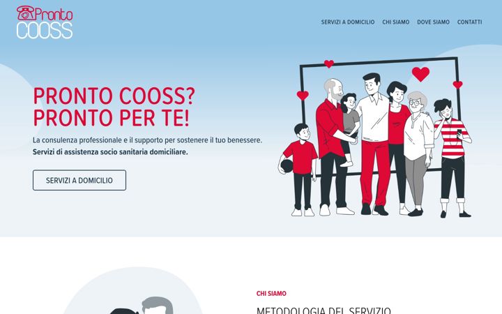 Screenshot van prontocooss.it
