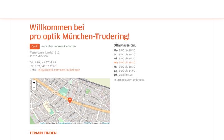 Skærmbillede af prooptik-muenchen-trudering.de