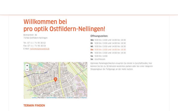 Snímek obrazovky prooptik-ostfildern-nellingen.de