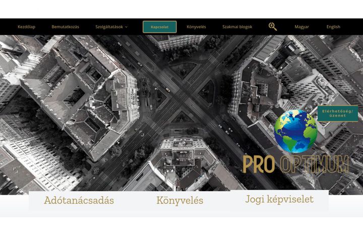 Screenshot of prooptimum.hu