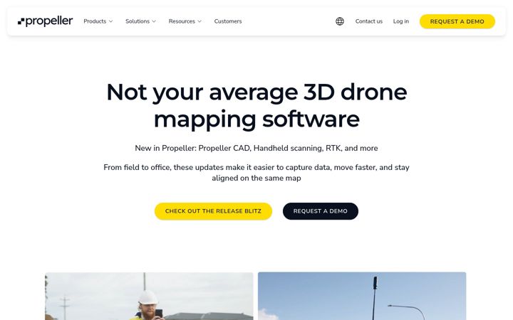 Screenshot of propelleraero.com