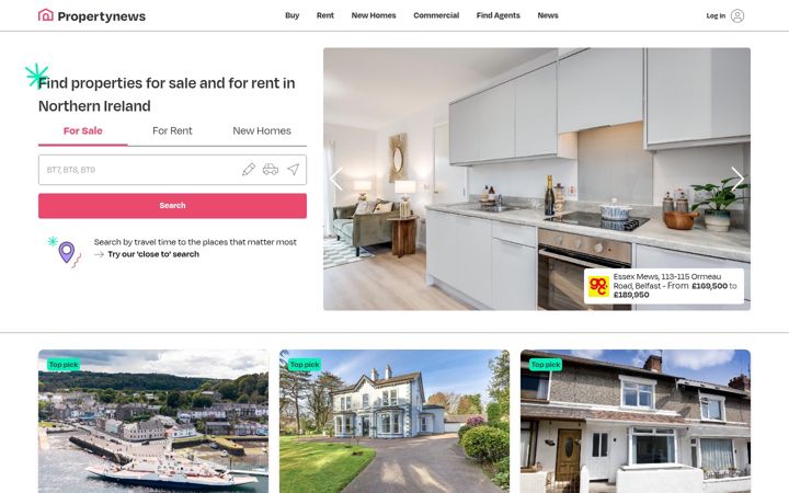 Screenshot of propertynews.com