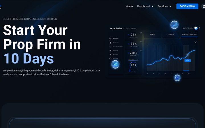 Snimka zaslona za propfintech.com
