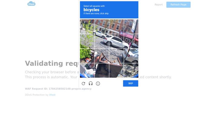 Screenshot of propro.agency